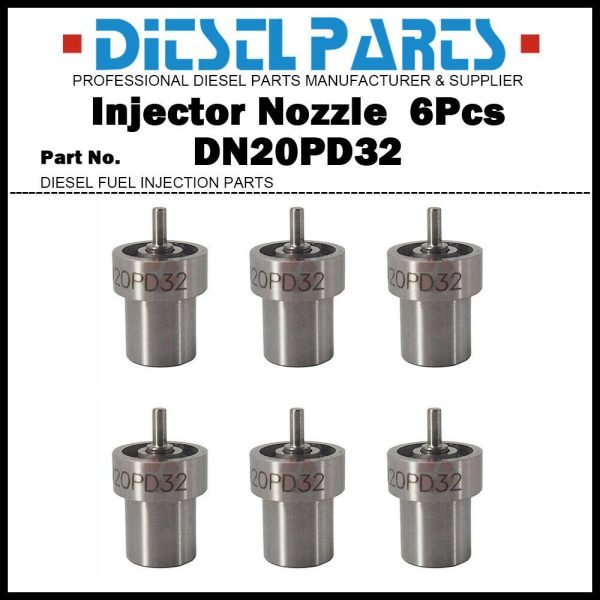 6Pcs Injector Nozzle DN20PD32 for TOYOTA Land Cruiser Prado 1PZ 1HZ 23600-64050