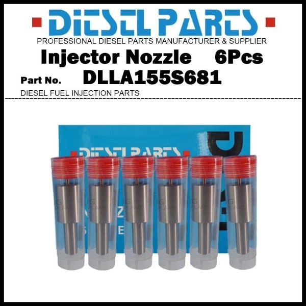 6 Injector Nozzle DLLA155S681 AR73638 for John Deere 4840 8430 8440 8450 AR73847