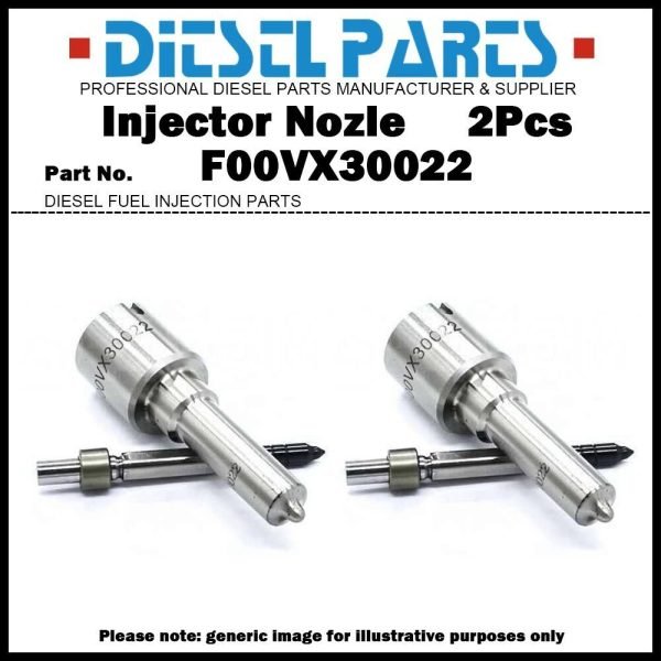 2Pcs Injector Nozzle F00VX30022 for Audi A4 A6 A8 Q7 VW Phaeton Touareg 3.0 TDI