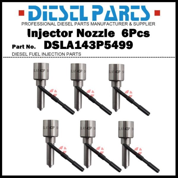 6Pcs Injector Nozzle DSLA143P5499 0433175499 for 03-04 Dodge Ram 5.9d 0445120210