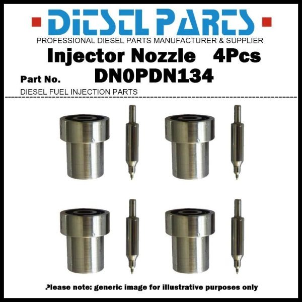 4x Fuel Injector Nozzle 105007-1340 DN0PDN134 for Mitsubishi L200 K67T K77T 4M40
