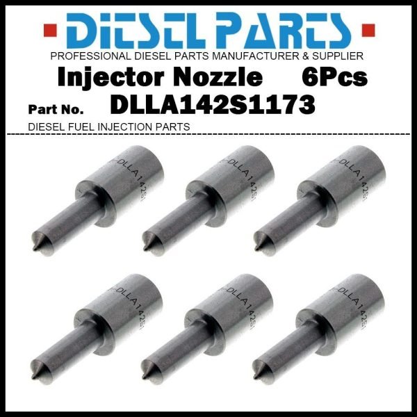 6Pcs Injector Nozzle DLLA142S1173 0433271518 for MERCEDES Benz OM354 OM364 OM366