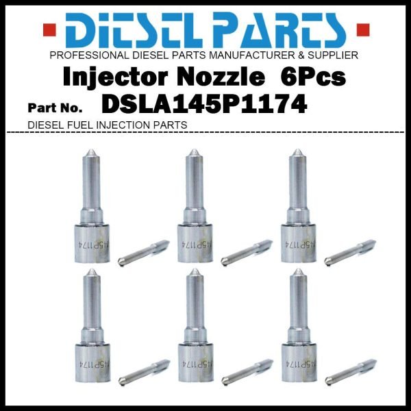6Pcs Injector Nozzle DSLA145P1174 for Cummins 4BT 6BT 0432133787 2852273