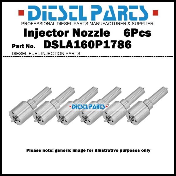 6x Injector Nozzle 0433175489 DSLA160P1786 for Mercedes Benz Atego ATRON OM926LA