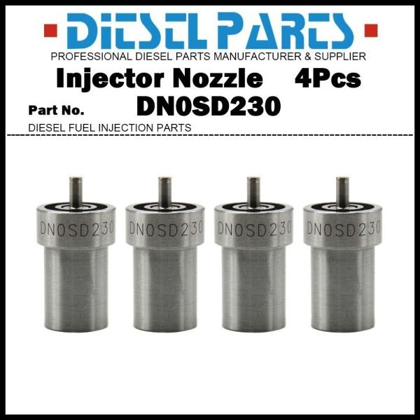 4Pcs Injector Nozzle 0434250077 DN0SD230 for Ford SIERRA Citroen CX Peugeot 504