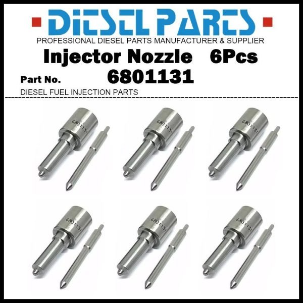 6Pcs Injector Nozzle 6801131 for Case Cummins Engine LJC6760429 6760529 6760531