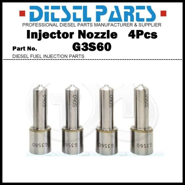 4x Injector Nozzle G3S60 for ISUZU N F Series 4HK1 6HK1 295050-1290 8-98207435-0