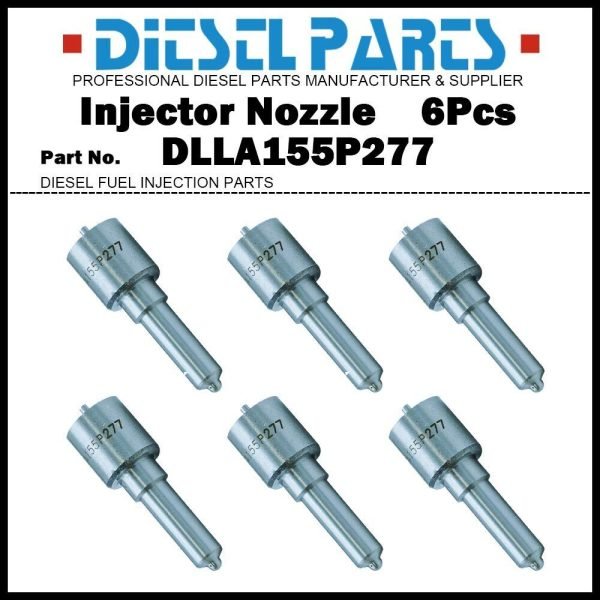 6x Injector Nozzle DLLA155P277 for 89-93 Dodge D250 D350 Cummins 5.9L 0432131837