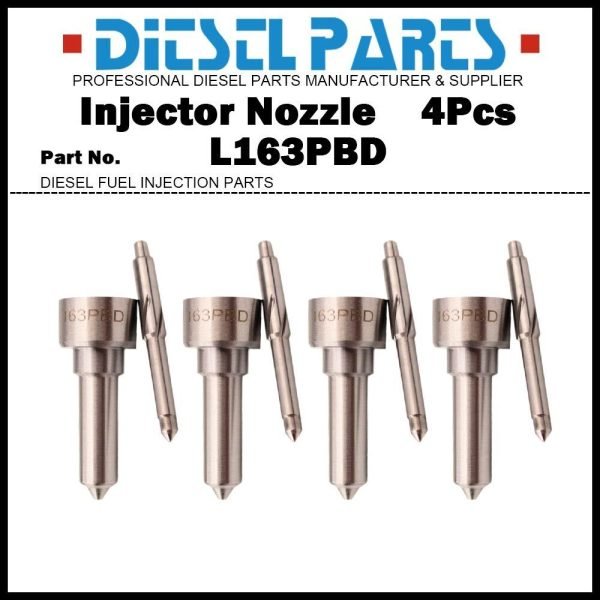 4x Fuel Injector Nozzle Tips L163PBD for JMC Transit 2.8L EJBR03301D 1112100TAR