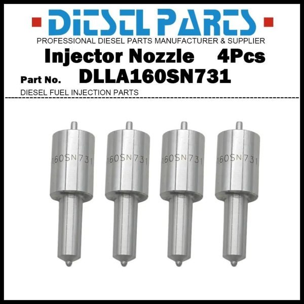 4x Fuel Injector Nozzle 105015-7310 DLLA160SN731 for MITSUBISHI Super Great 8DC8
