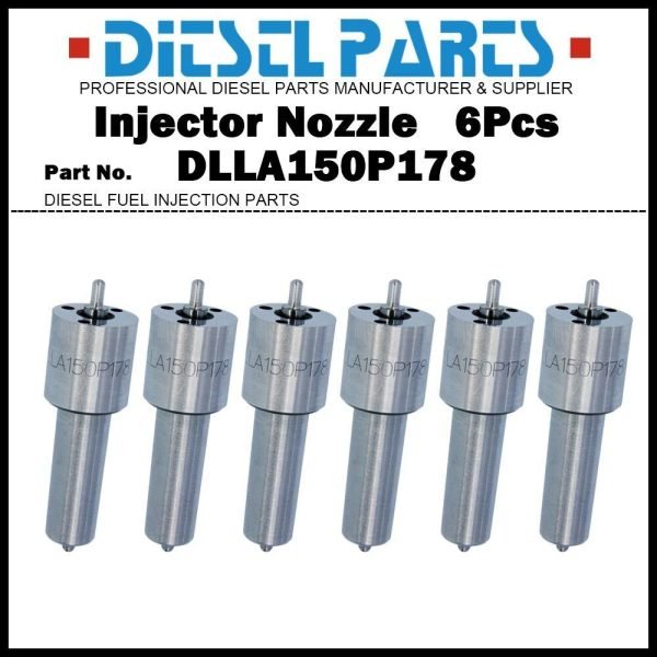 6x Fuel Injector Nozzle 0433171157 DLLA150P178 VOE422951 for VOLVO BM L150 L180