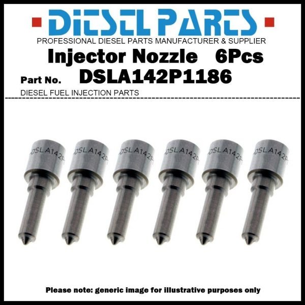 6Pcs Fuel Injector Nozzle DSLA142P1353 F002C40565 for TATA 613LPT 697TCIC
