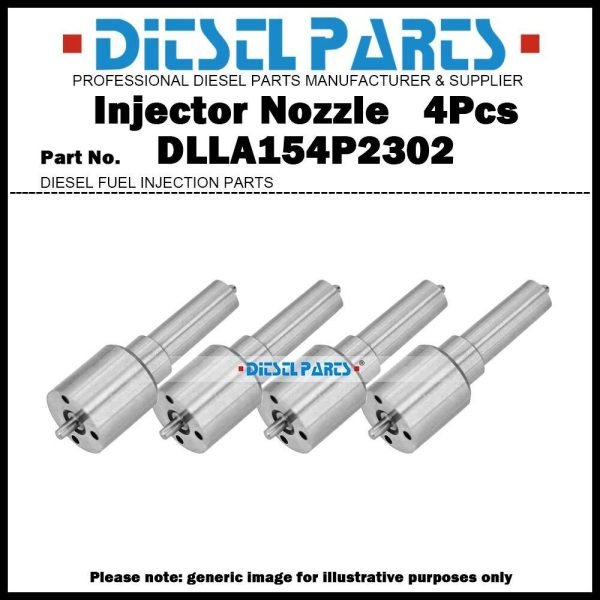4x Injector Nozzle DLLA154P2302 for Renault Clio Dacia Logan 1.5 dCi 0445110485