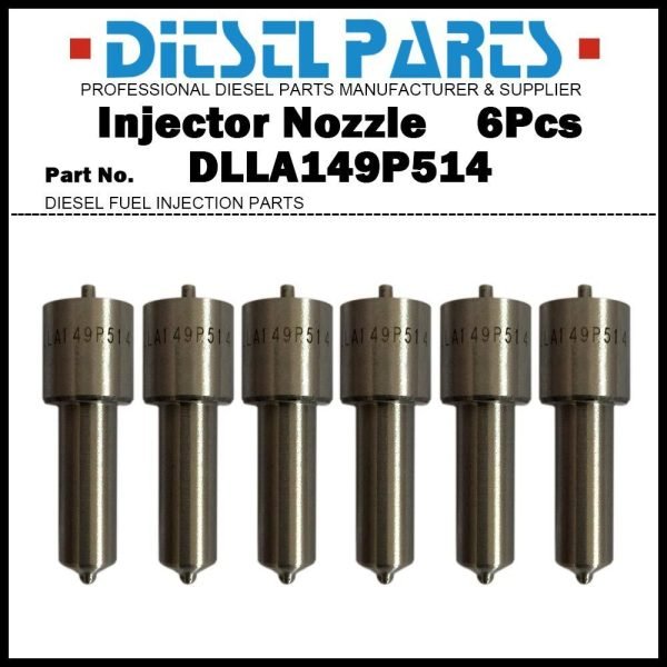 6Pcs Injector Nozzle DLLA149P514 for Renault Midliner Midlum Premium 6.2d 1996-