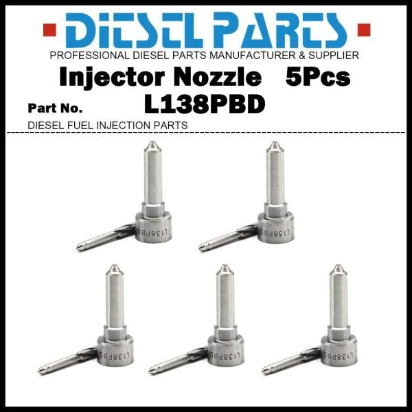 5x Injector Nozzle L138PBD for Ssangyong Kyron Rxton 2.7d A6650170321 EJBR04601D