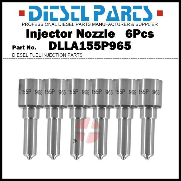 6x Fuel Injector Nozzle DLLA155P965 for HOWO Ssangyong 095000-6700 R61540080017A