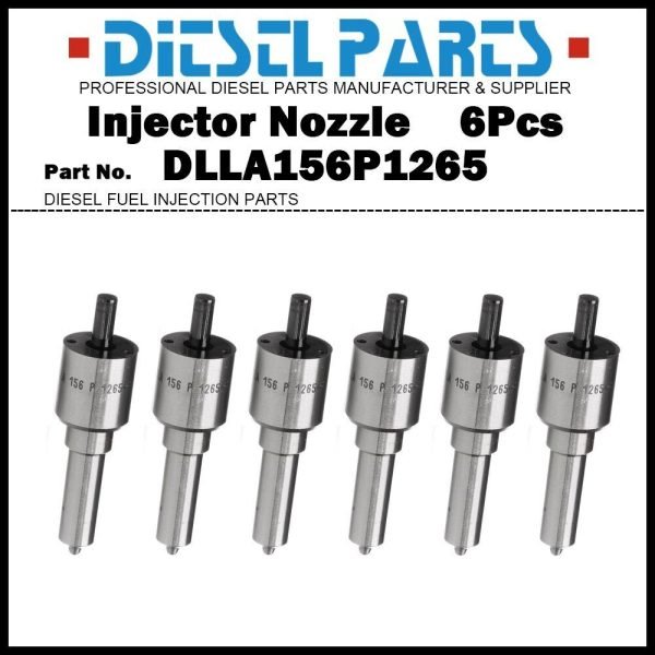6x Injector Nozzle 0433171798 DLLA156P1265 for Mercedes Benz C30 AMG A6120700287