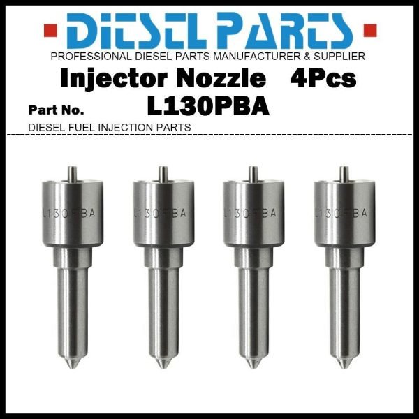 4x Injector Nozzle L130PBA 2645K611 4224799M1 for Perkins LJBB03201A LJBB03601A