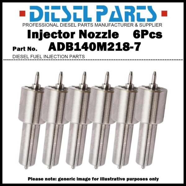 6Pcs Injector Nozzle ADB140M218-7 NBM771213 AAU9809 for Leyland EO402 NAJ1147Y05