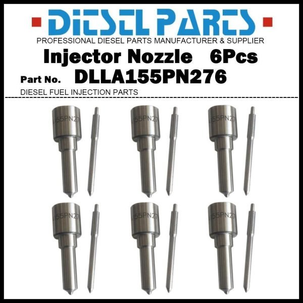 6Pcs Fuel Injector Nozzle 105017-2760 DLLA155PN276 for MITSUBISHI S6K-T CAT 320B