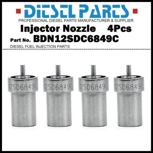 4Pcs Injector Nozzle BDN12SDC6849C 88EF9E527AA for Ford Escort Fiesta Orion 1.6D