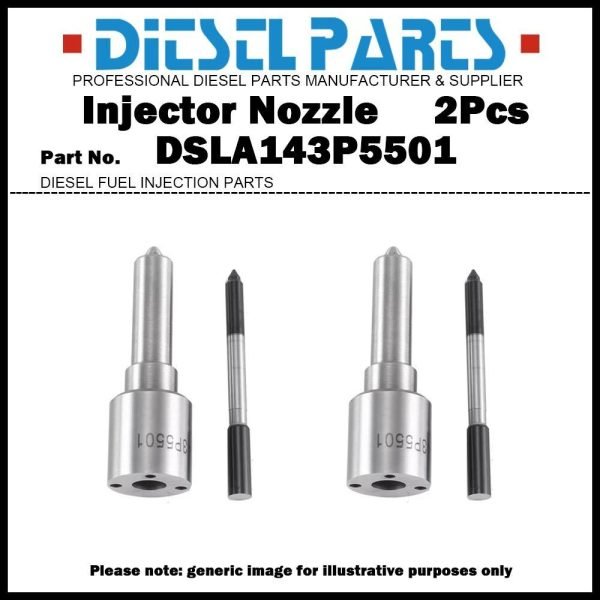 2Pcs Injector Nozzle DSLA143P5501 for Ford Cargo 1317 1517 1717 1722 2422 2428