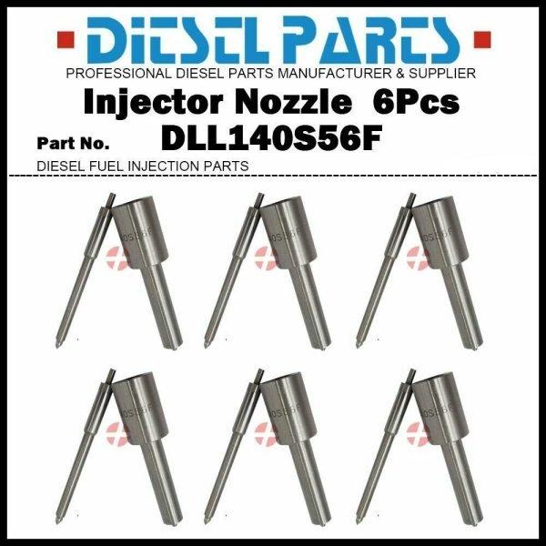 6PCs Injector Nozzle DLL140S56F DLLA140S563 0433271266 for FIAT 691 IVECO 330-26
