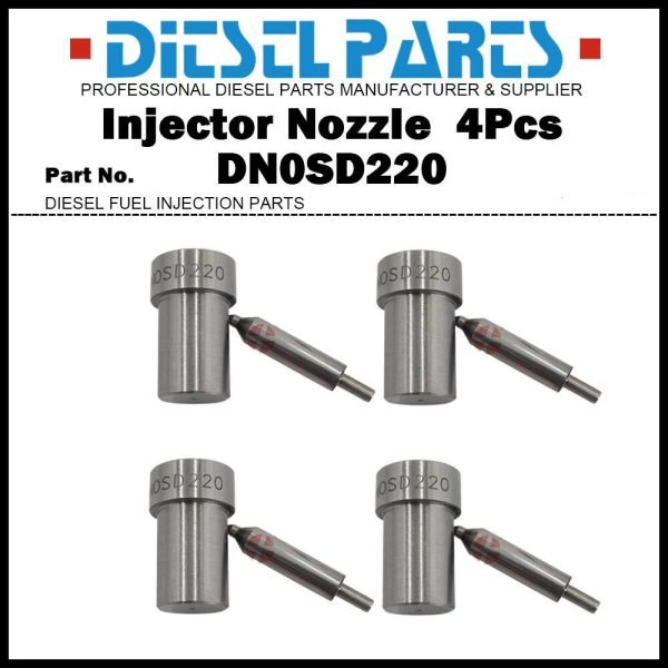 4Pcs Injector Nozzle DN0SD220 for Mercedes Benz W123 S123 220D 240D 240TD OM616