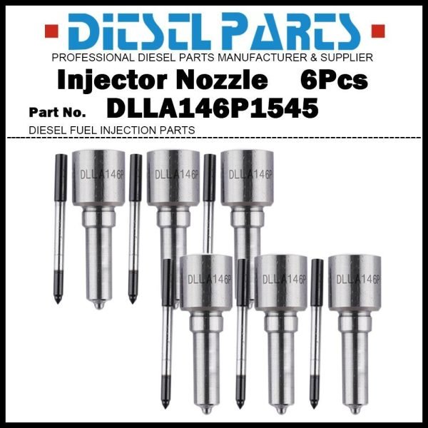 6x Injector Nozzle DLLA146P1545 for 2007-2012 Dodge Ram 2500 3500 6.7 0445120050