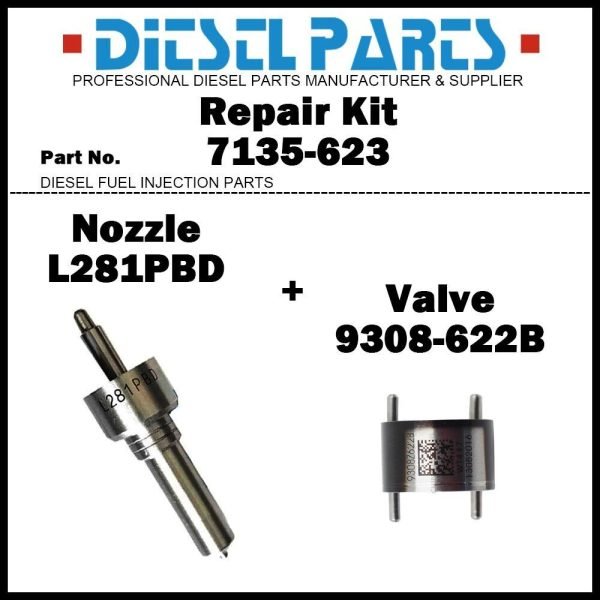 Repair Kit 7135-623 Nozzle L281PBD Valve 9308-621C for KIA Bongo 2.9d EJBR05501D