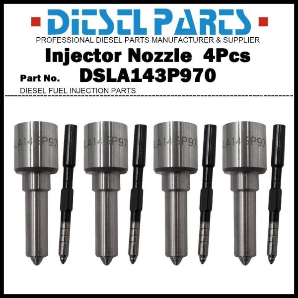 4Pcs Injector Nozzle DSLA143P970 for IVECO EuroCargo Ford F-250 3.9d 0445120007