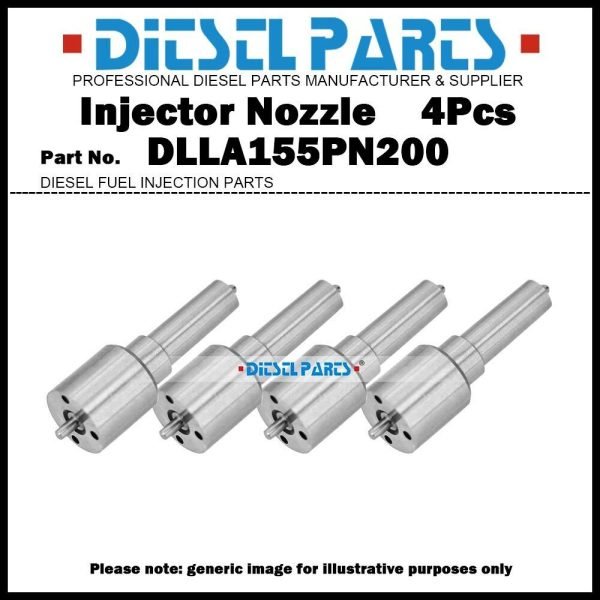 4Pcs Fuel Injector Nozzle DLLA155PN200 105017-2000 for Kia K3600 3.6L 1993-2002