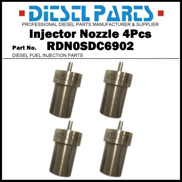 4Pcs Injector Nozzle RDN0SDC6902 fit PEUGEOT 306 RENAULT Clio Kangoo Trafic 1.9D