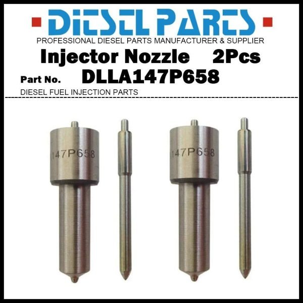 2Pcs Fuel Injector Nozzle DLLA147P658 04231556 fit ?Deutz 912 913 /Fendt FARMER