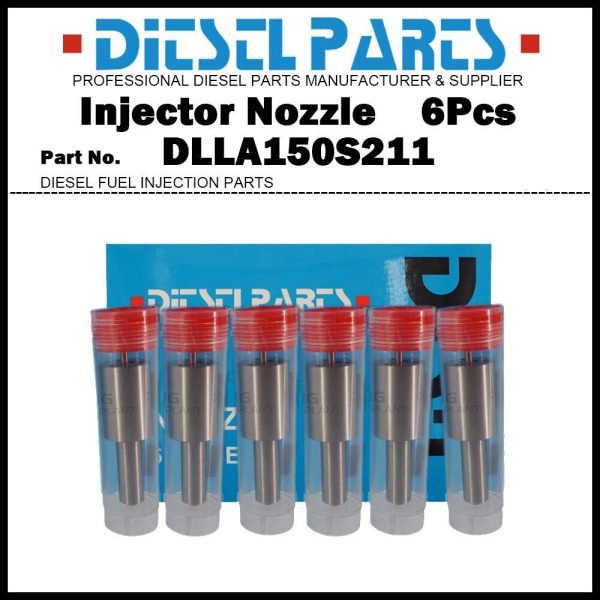 6Pcs Fuel Injector Nozzle DLL150S211 0433220063 247643 BDLL150S6288A for DAF
