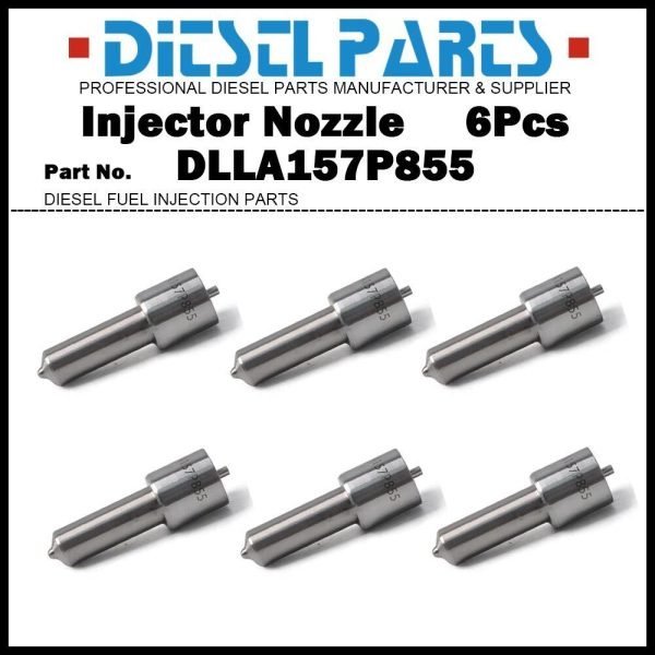 6x Injector Nozzle DLLA157P855 for Mitsubishi Fuso FK 6M60 095000-5450 ME302143