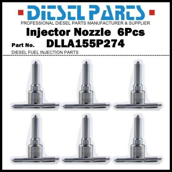 6x Injector Nozzle 0433171206 DLLA155P274 for Cummins 4BT 6BT 0432131840 3919331