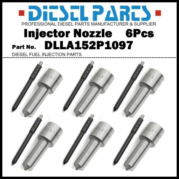 6 Injector Nozzle DLLA152P1097 for ISUZU GIGA 6WF1 6WG1 095000-5511 8-97603415-7