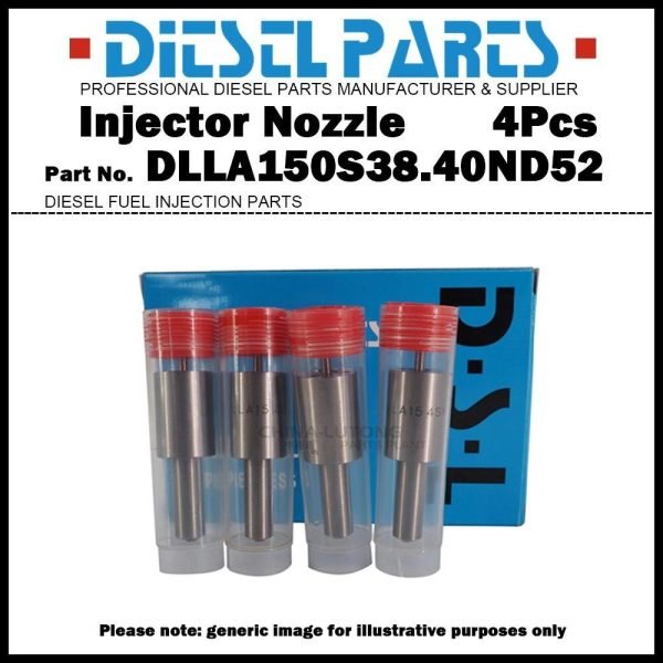 4x Fuel Injector Nozzle 093400-0520 DLLA150S38.40ND52 for HINO EG100 EF100 EM100