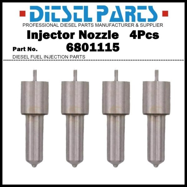 4x Injector Nozzle 6801115 for Massey Ferguson MF265 Hyster H60 H80 H90j Forlift