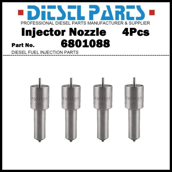 4Pcs Injector Nozzle 6801088 3640923M1 2645A613 for MF Perkins 2645A025 6701421