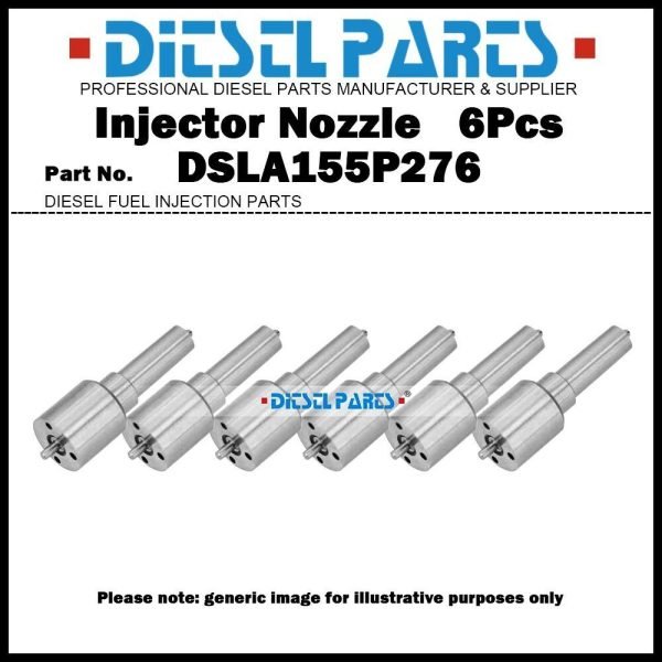 6x Injector Nozzle DSLA155P276 for ????1989-1993 Dodge Cummins 6BT 6BTA 3919347