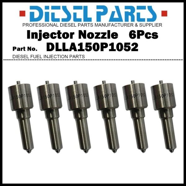 6Pcs Injector Nozzle 093400-1052 DLLA150P1052 for HOWO 095000-8100 VG1096080010