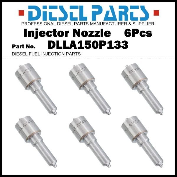6x Injector Nozzle DLLA150P133 for Case IH MX100 MX110 MX120 MX135 MX150 MX170
