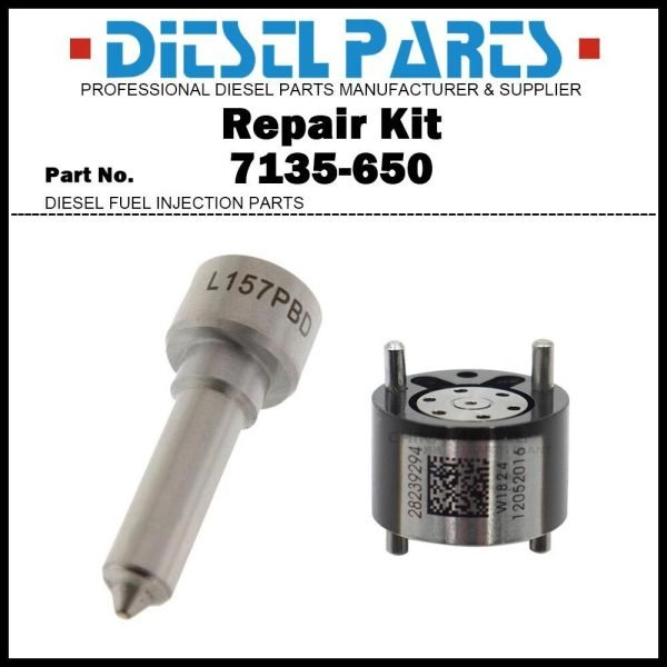 Repair Kit 7135-650 Nozzle L157PBD Valve 9308-621C for Ssangyong EJBR04701D