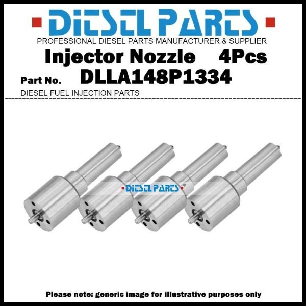 4x Injector Nozzle DLLA148P1334 for Vauxhall OPEL ASTRA H 1.7d Z17DTH 0445110175
