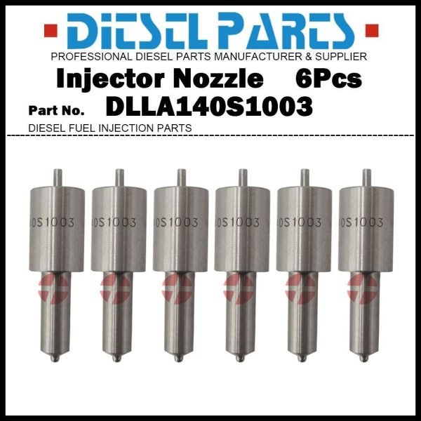 6Pcs Injector Nozzle DLLA140S1003 0433271478 for Mercedes Benz OM421/422/423/424
