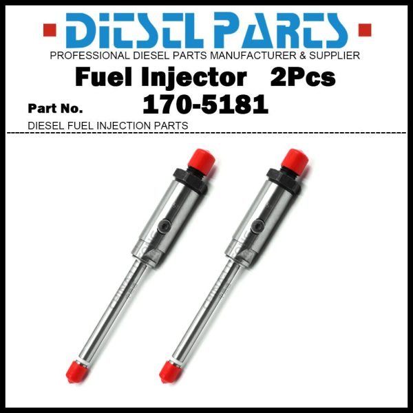 2x Fuel Injector 170-5181 0R-3591 for Caterpillar 3306 235B 235C 235D 966D 627B
