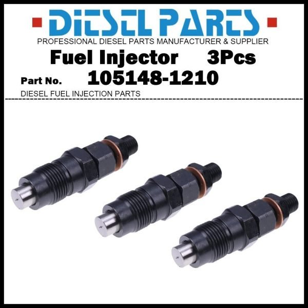 3Pcs Fuel Injector 105148-1210 131406440 998-433 for Perkins FG Wilson Genset
