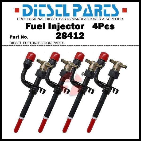 4x Fuel Injector 28412 17111-53001 Fit Kubota V2202-DI-C L2250DT L2550DT L2650DT